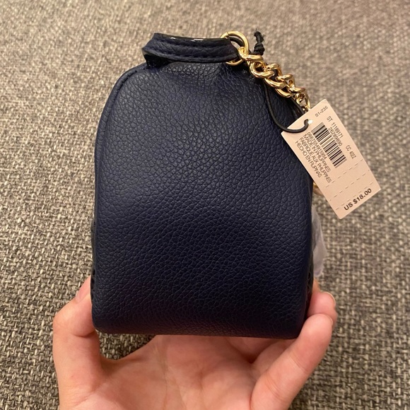 NEW Victoria’s Secret Dark Blue Micro Bag Keychain Charm - Picture 4 of 5
